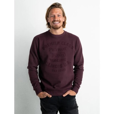 блуза,мъжки,пуловери,petrol,industries,m,3020,swr312,sweatshirt,syrup,(brown)