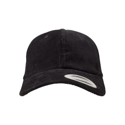 шапка,всички,шапки,flexfit,low,profile,corduroy,dad,cap,black,(black)