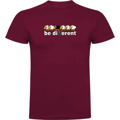 тениска,мъжки,тениски,kruskis,be,different,snow,short,sleeve,t,shirt,dark,red,(red)