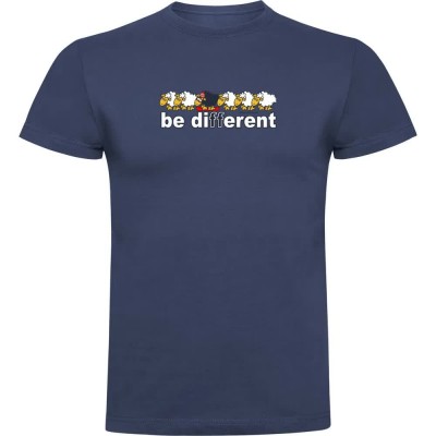 тениска,мъжки,тениски,kruskis,be,different,snow,short,sleeve,t,shirt,denim,blue,(blue)