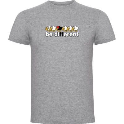 тениска,мъжки,тениски,kruskis,be,different,swim,short,sleeve,t,shirt,grey,(heather,grey)