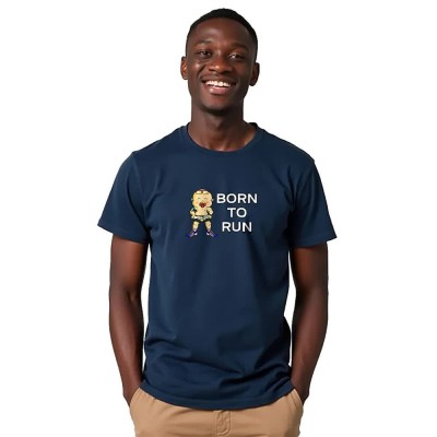 тениска,мъжки,тениски,kruskis,born,to,run,short,sleeve,t,shirt,blue,(denim,blue)