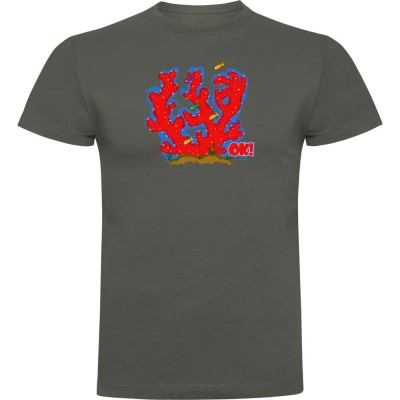 тениска,мъжки,тениски,kruskis,coral,ok,short,sleeve,t,shirt,dark,army,green,(green)