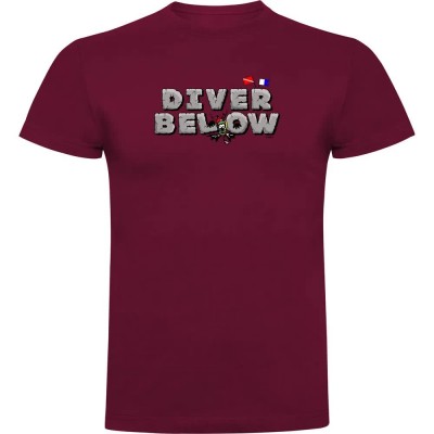 тениска,мъжки,тениски,kruskis,diver,below,short,sleeve,t,shirt,dark,red,(red)