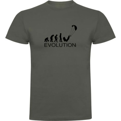 тениска,мъжки,тениски,kruskis,evolution,kite,surf,short,sleeve,t,shirt,dark,army,green,(grey)
