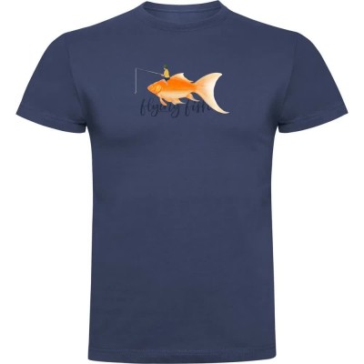 тениска,мъжки,тениски,kruskis,flying,fish,short,sleeve,t,shirt,denim,blue,(blue)