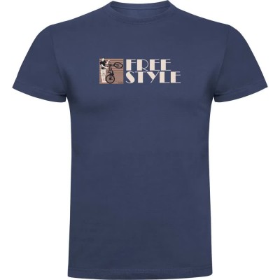 тениска,мъжки,тениски,kruskis,freestyle,short,sleeve,t,shirt,denim,blue,(blue)