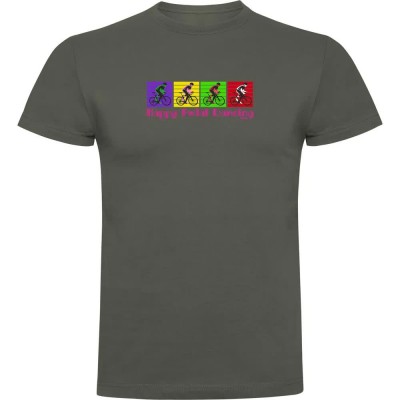 тениска,мъжки,тениски,kruskis,happy,pedal,dancing,short,sleeve,t,shirt,dark,army,green,(green)