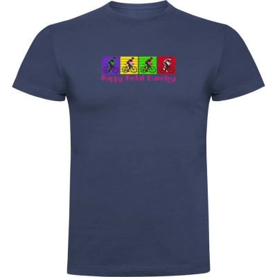 тениска,мъжки,тениски,kruskis,happy,pedal,dancing,short,sleeve,t,shirt,denim,blue,(blue)