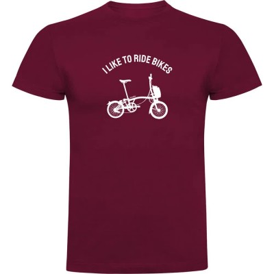 тениска,мъжки,тениски,kruskis,i,like,to,ride,bikes,short,sleeve,t,shirt,dark,red,(red)