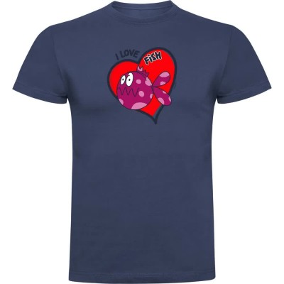 тениска,мъжки,тениски,kruskis,i,love,fish,short,sleeve,t,shirt,denim,blue,(blue)