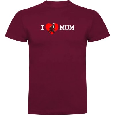 тениска,мъжки,тениски,kruskis,i,love,mum,short,sleeve,t,shirt,dark,red,(red)