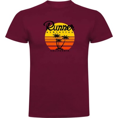 тениска,мъжки,тениски,kruskis,runner,athletics,short,sleeve,t,shirt,dark,red,(red)