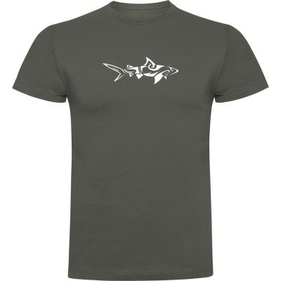 тениска,мъжки,тениски,kruskis,shark,tribal,short,sleeve,t,shirt,green,(dark,army,green)