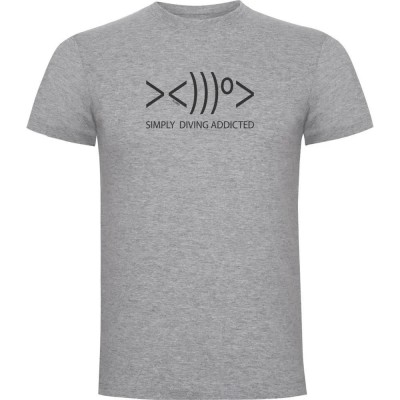 тениска,мъжки,тениски,kruskis,simply,diving,addicted,short,sleeve,t,shirt,heather,grey,(grey)