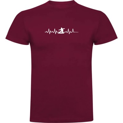 тениска,мъжки,тениски,kruskis,snowboarding,heartbeat,short,sleeve,t,shirt,dark,red,(red)