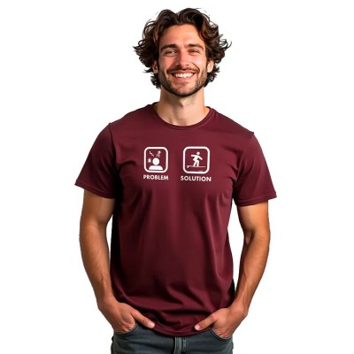 тениска,мъжки,тениски,kruskis,problem,solution,surf,short,sleeve,t,shirt,dark,red