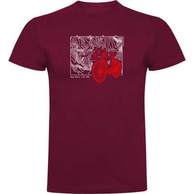 тениска,мъжки,тениски,kruskis,topographic,short,sleeve,t,shirt,dark,red,(red)