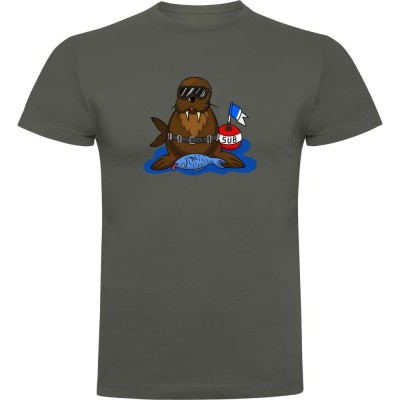 тениска,мъжки,тениски,kruskis,walrus,short,sleeve,t,shirt,dark,army,green,(green)