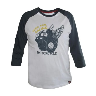 тениска,мъжки,тениски,дамски,тениски,montesa,racing,3,4,sleeve,t,shirt,white,(white)