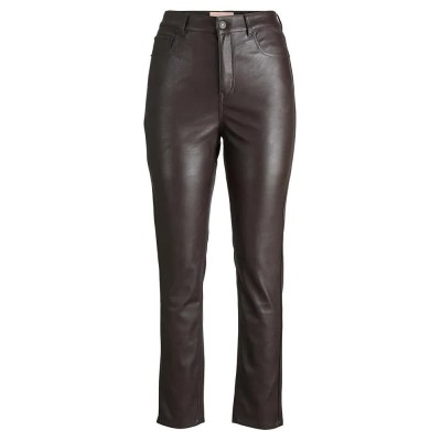 панталони,дамски,панталони,jack,&,jones,berlin,slim,fit,jjxx,high,waist,pants,brown