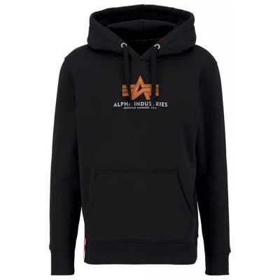 суичър,мъжки,пуловери,alpha,industries,basic,rubber,hoodie,black