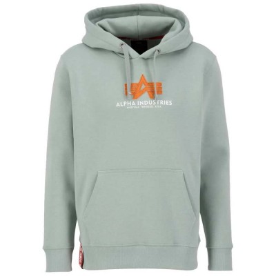 суичър,мъжки,пуловери,alpha,industries,basic,rubber,hoodie,green