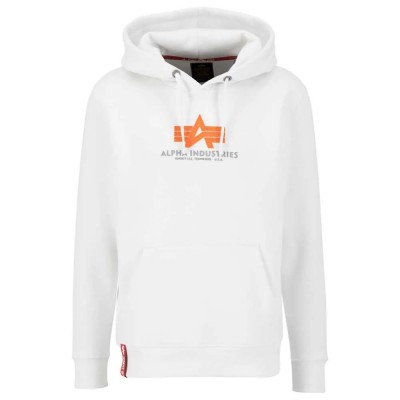суичър,мъжки,пуловери,alpha,industries,basic,rubber,hoodie,white,(white)