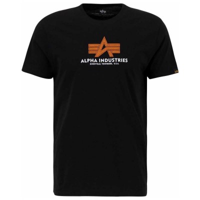 тениска,мъжки,тениски,alpha,industries,basic,rubber,short,sleeve,t,shirt,black
