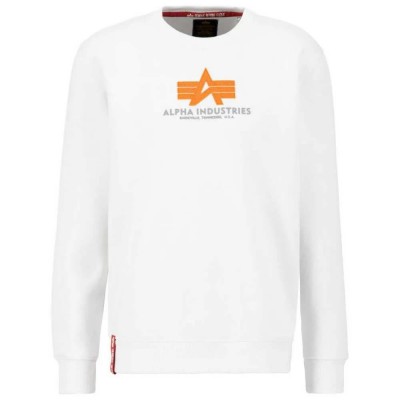 блуза,мъжки,пуловери,alpha,industries,basic,rubber,sweatshirt,white