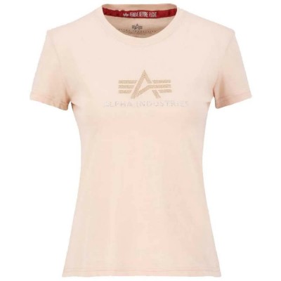 тениска,дамски,тениски,alpha,industries,crystal,short,sleeve,t,shirt,pastel,peach,(beige)
