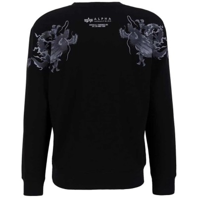 блуза,мъжки,пуловери,alpha,industries,dragon,emb,sweatshirt,black