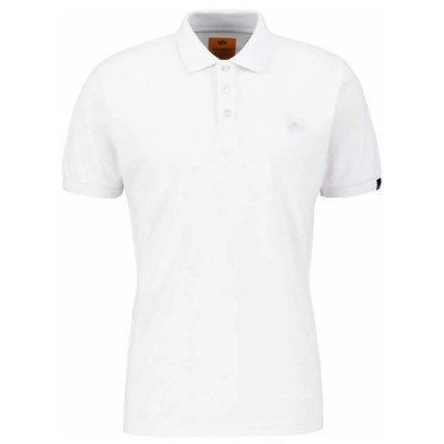 мъжки,блузи,с,яка,alpha,industries,x,fit,short,sleeve,polo,white