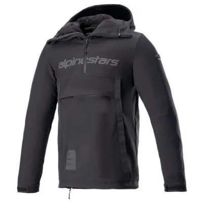 суичър,мъжки,пуловери,alpinestars,sherpa,hoodie,black,reflex