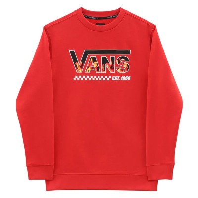 детска,блуза,детски,блузи,vans,digi,flames,boy,sweater,red