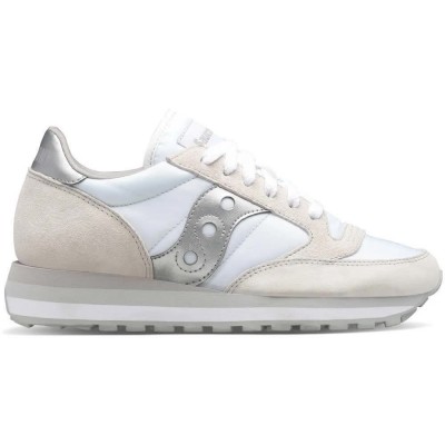 маратонки,дамски,маратонки,saucony,originals,jazz,triple,trainers,white,silver,(white)