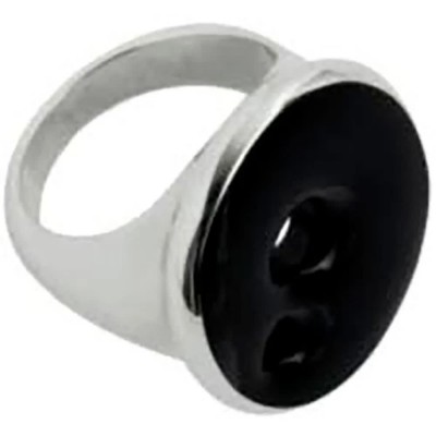 бижутерия,breil,tj0827,17,ring,silver,(black)
