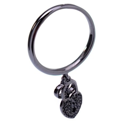бижутерия,folli,follie,3r17s058kk,56,ring,black,(black)