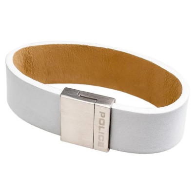бижутерия,police,pj24411blw01l,bracelet,beige,(white)