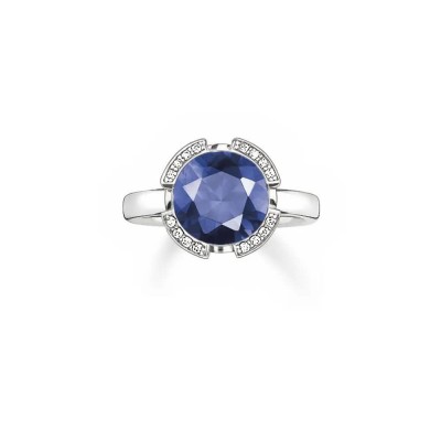 бижутерия,thomas,sabo,038,050,32,52,ring,silver,(blue,silver)