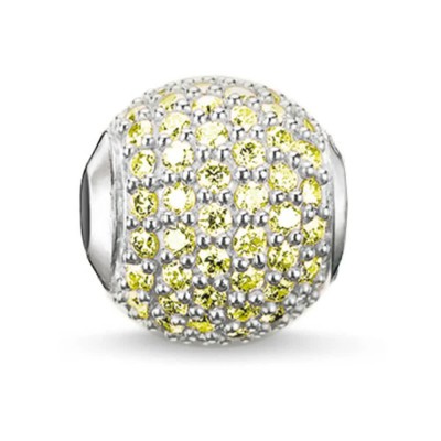 бижутерия,thomas,sabo,k0123,051,33,charm,silver,(green)