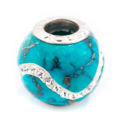 бижутерия,viceroy,vmm0211,13,charm,golden,(silver,turquoise)