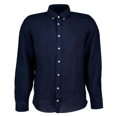 риза,с,дълъг,ръкав,мъжки,ризи,hackett,garment,dyed,linen,b,long,sleeve,shirt,blue
