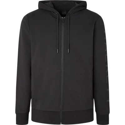 блуза,мъжки,пуловери,hackett,essential,full,zip,sweatshirt,grey,(black)