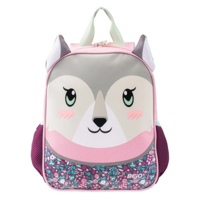 раница,раници,bejo,animali,7l,backpack,pink,(wolf)