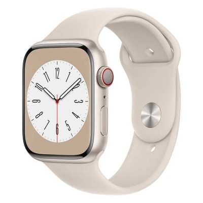 часовник,часовници,apple,series,8,gps+cellular,45,mm,watch,starlight,(beige)