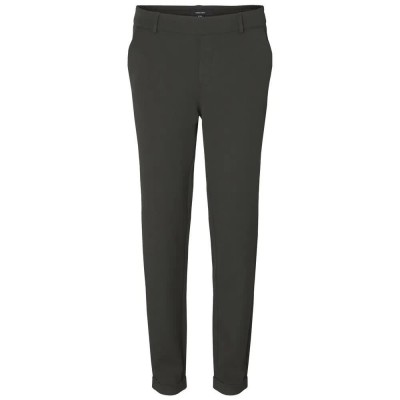 панталони,дамски,панталони,vero,moda,mr,loose,solid,pants,green,(green)