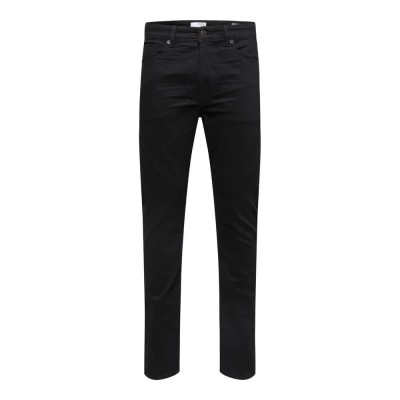 дънки,мъжки,панталони,selected,slim,fit,leon,jeans,black,(black)