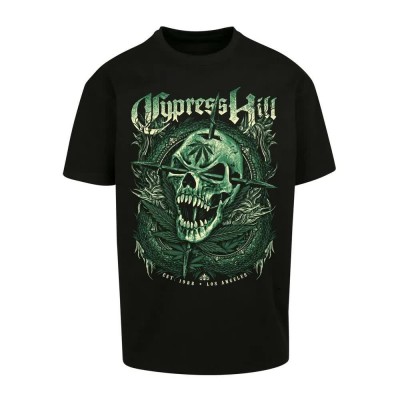 тениска,дамски,тениски,mister,tee,skull,crossbon,essential,urban,classics,cypress,hill,oversize,short,sleeve,t,shirt,black,(black)