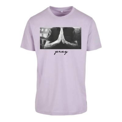 тениска,дамски,тениски,mister,tee,urban,classics,pray,short,sleeve,t,shirt,white,(purple)